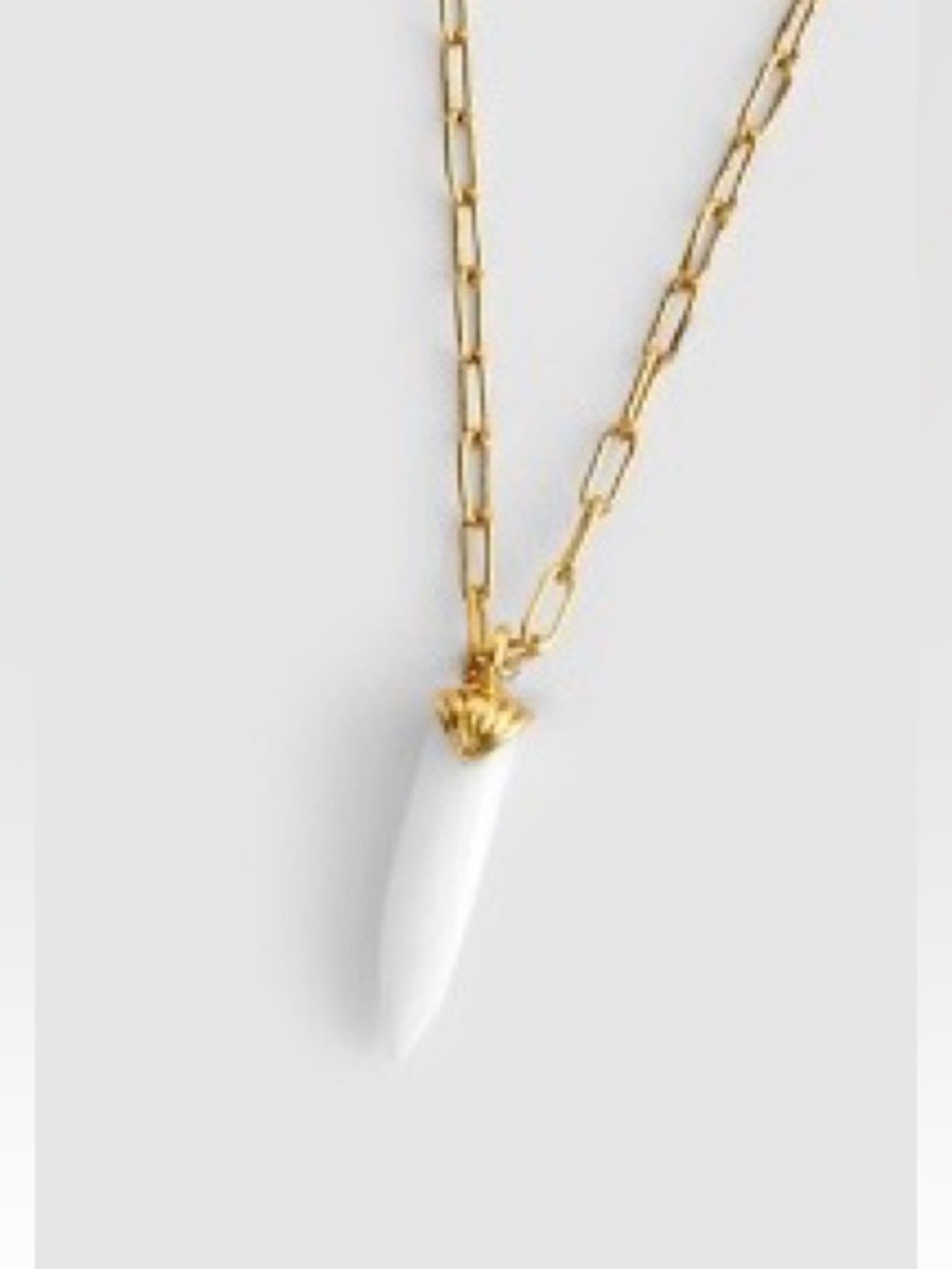 Madewell Mother of Pearl Horn Necklace